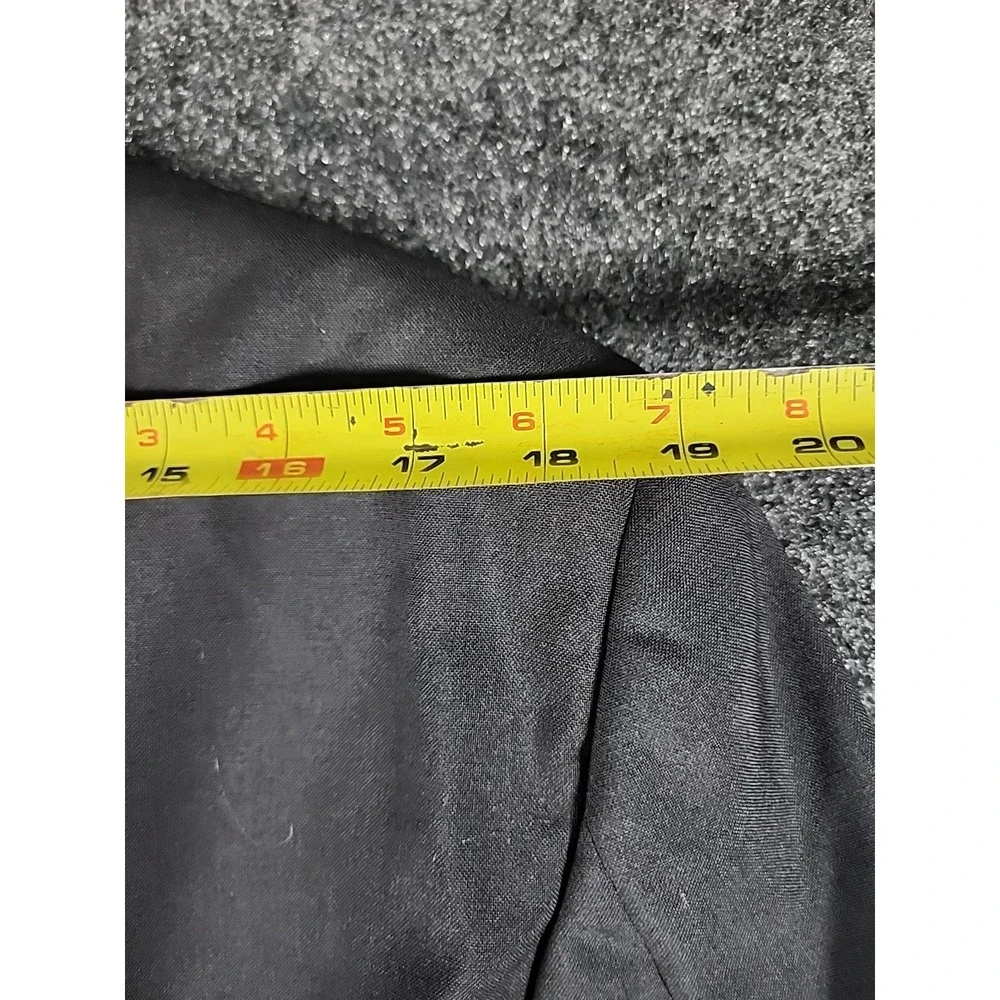 NWT Stafford Essentials 1 Button Tuxedo Jacket Men's 38R Classic Fit Black‎ Wool